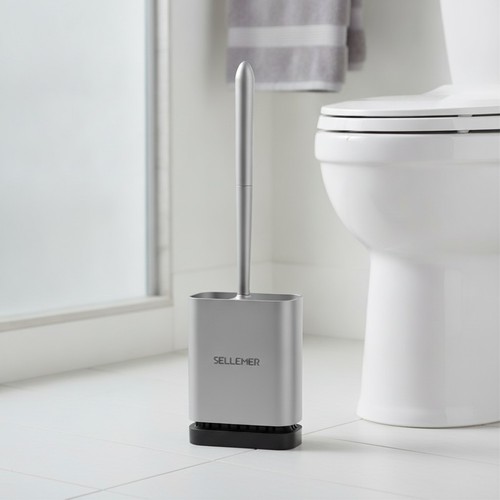 Compact rustproof toilet brush - compact,